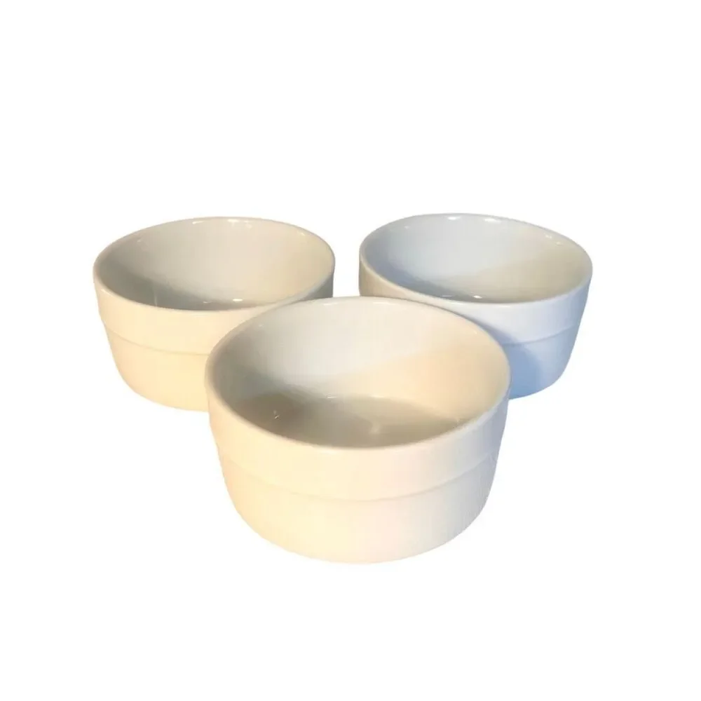Set of  3 White  Home Trends CANOPY Fruit / Cereal Bowls